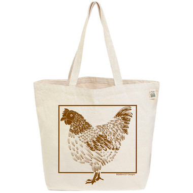ECOBAGS Farmers Market Tote Chicken (10 Bags)
