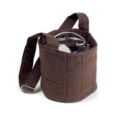 To-Go Ware 2 Tier Cotton Carrier Bag Brown