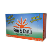 Sun and Earth Fabric Softener Sheets Fresh Citrus (6x80 Sheets)