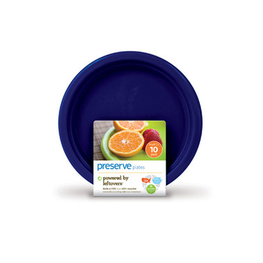Preserve Small Reusable Plates Midnight Blue (10 x 7 in)