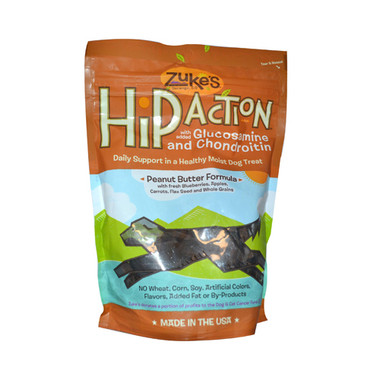Zuke's Hip Action Dog Treats Peanut Butter 16 Oz