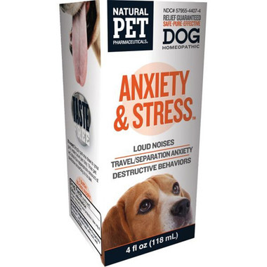 King Bio Homeopathic Natural Pet Dog Anxiety and Stress (1x4 Oz)