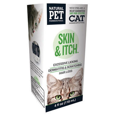 King Bio Homeopathic Natural Pet Cat Skin and Itch (1x4 Oz)