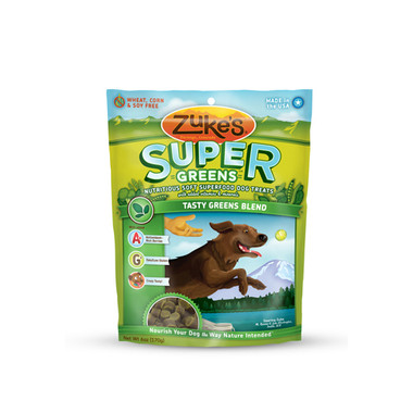 Zuke's Soft Superfood Green Blend Dog Treats (1x3Oz)