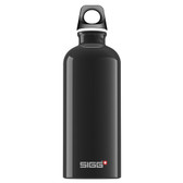Sigg Water Bottle Traveller Black .6 Liter