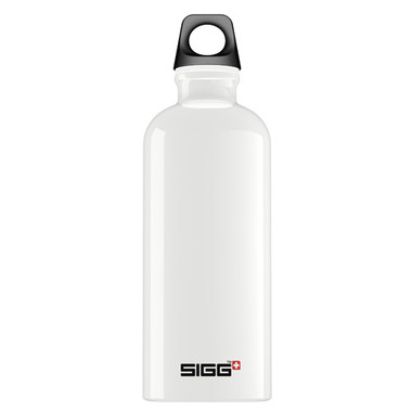 Sigg Water Bottle Traveller White 0.6 Liter (6 Pack)