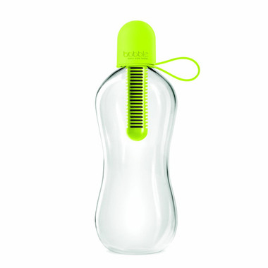 Bobble Water Bottle With Carry Tether Cap Medium Lime (1x18.5 Oz)