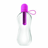 Bobble Water Bottle With Carry Tether Cap Medium Magenta (1x18.5 Oz)