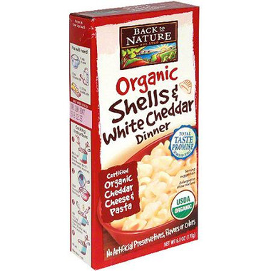 Back To Nature Og2 Shell & Wheat Cheddar (12x6Oz)