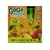Gogo Squeez Pear Apple Cart (12x4Pack x 3.2 Oz)