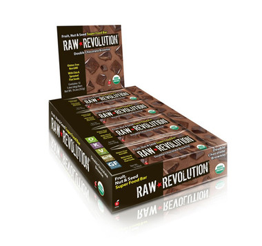 Raw Revolution Bar Organic Super Food Choc Brownie (12x1.6 Oz)