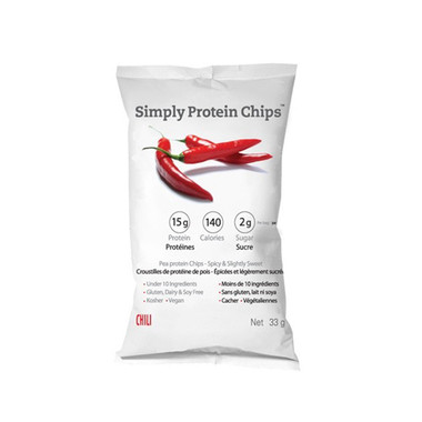 The Simply Bar Protein Chips Chili (12 x 33 grams)