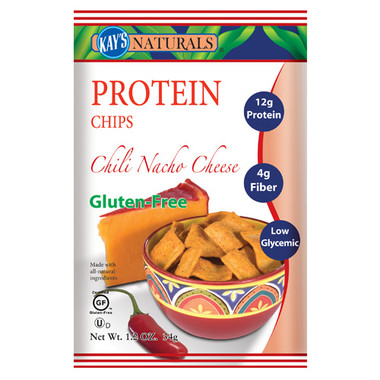 Kay's Naturals Better Balance Protein Chips Chili Nacho Cheese 1.2 Oz (6 Pack)