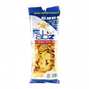 Fabz Fava Bean Snack Seasalt (12x2Oz)