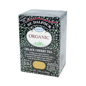 St Dalfour Organic Tea Black Cherry (6x25 Tea Bags)