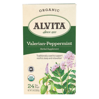 Alvita Tea Organic Valerian Peppermint (1x24 Bags)