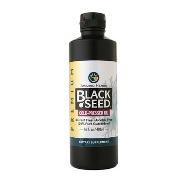Amazing Herbs Black Seed Oil Cold Pressd Egyptian (16 fl Oz)