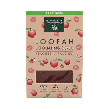 Earth Therapeutics Loofah Exfoliating Bar Soap Peaches Passion (1x4.2 Oz)