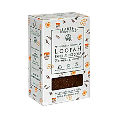 Earth Therapeutics Loofah Exfoliating Bar Soap Oatmeal Honey (1x4.2 Oz)