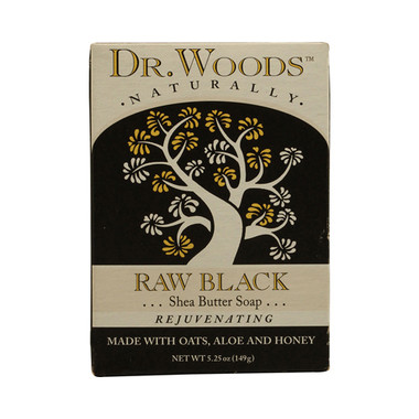 Dr. Woods Bar Soap Raw Black (1x5.25 Oz)