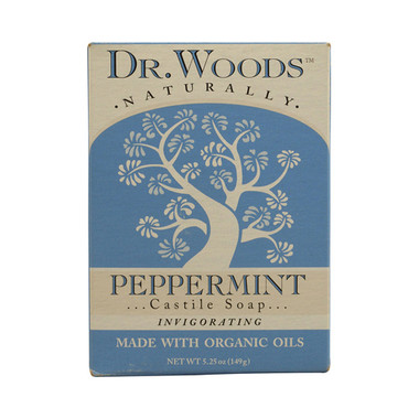 Dr. Woods Castile Bar Soap Peppermint (1x5.25 Oz)