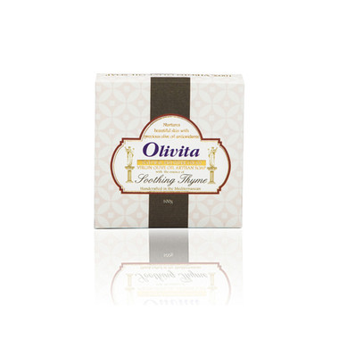 Olivita Bar Soap Olive Oil Thyme Essence (100 Grams)