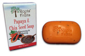 Roots and Fruits Bar Soap Papaya and Chia Seed (1x5.0 Oz)