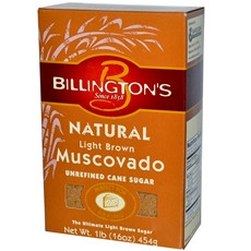 Billington's Natural Light Brown Muscovado Sugar (10x1 Lb)