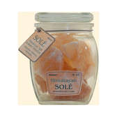 Himalayan Salt Sole Salt Chunks in Jar 16 Oz