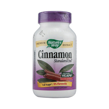 Nature's Way Cinnamon Standardized (120 Veg Caps)