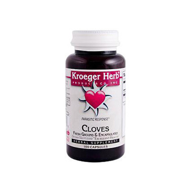 Kroeger Herb Fresh Ground Cloves 450 mg (100 Veg Capsules)