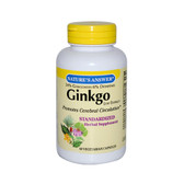 Nature's Answer Ginkgo Leaf Extract (60 Veg Capsules)