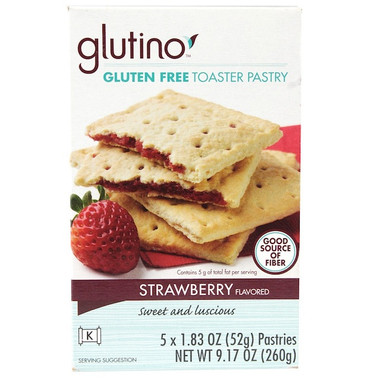 Glutino Toaster Pastry Straw (6x9.17OZ )