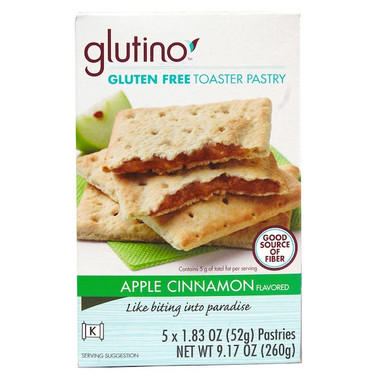 Glutino Toaster Pstry Apl/Cinn (6x9.17OZ )