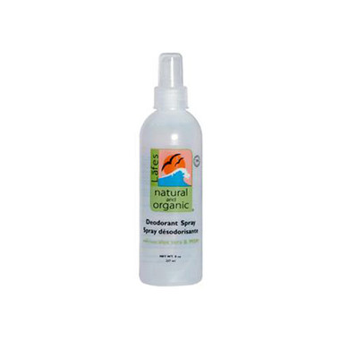 Lafe's Natural and Organic Deodorant Spray with Aloe Vera and MSM (8 fl Oz)