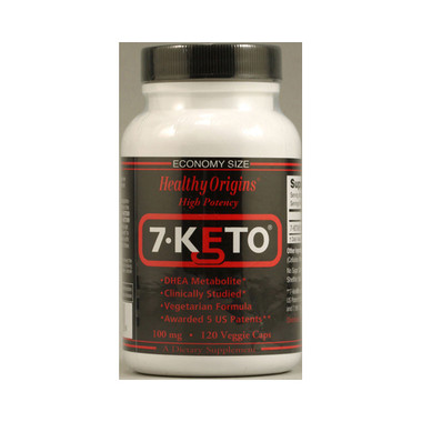 Healthy Origins 7-Keto DHEA Metabolite 100 mg (120 Veg Capsules)