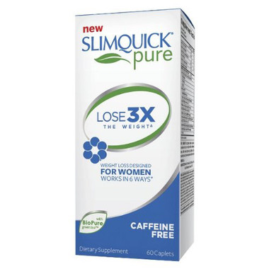 SlimQuick Pure Caffeine Free 60 Caplets
