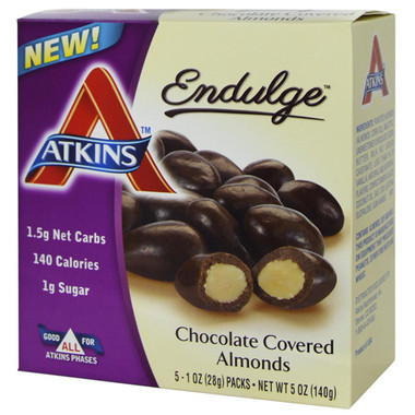 Atkins Endulge Pieces Chocolate Covered Almonds (5x1 Oz )