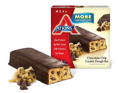 Atkins Advantage Bar Chocolate Chip Cookie Dough (1x5 Bars)