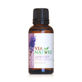 Via Nature Essential Oil 100% Pure Lavender Single (1x1 fl Oz)