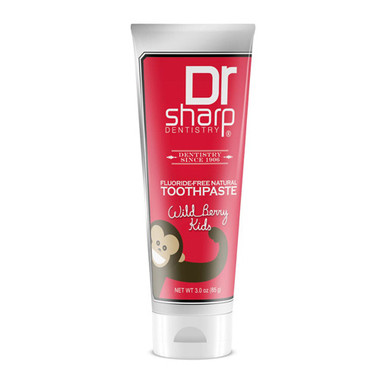 Dr. Sharp Natural Oral Care Toothpaste Kids Wild Berry Flouride Free (1x3 Oz)
