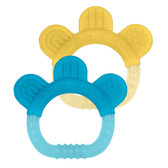 Green Sprouts Teether Sili Paw Aqua and Yellow (2 Pack)
