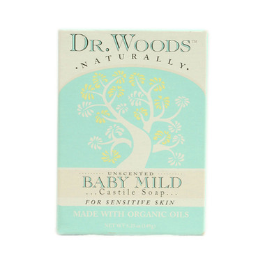 Dr. Woods Bar Soap Baby Mild Unscented (1x5.25 Oz)