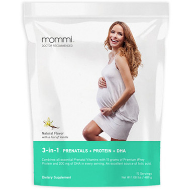 Mommi Protein Powder 3 in 1 Vanilla (15 Servings 1.08 Lb)