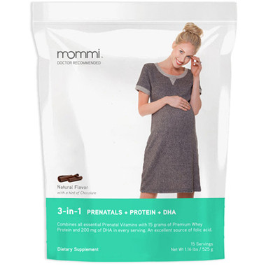 Mommi Protein Powder 3 in 1 Chocolate (15 Servings 1.08 Lb)