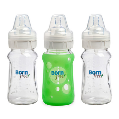 Born Free Natural Feeding Glass Bottle Medium Flow (1 Count)