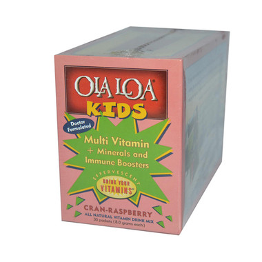 Ola Loa Kids Multi-Vitamin Drink Cran-Raspberry (1x30 Packets)