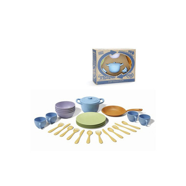 Green Toys Cookware and Dinnerware Set (27 Piece Set)