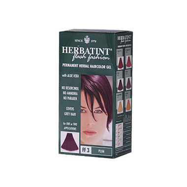 Herbatint Haircolor Kit Flash Fashion Plum FF3 (1 Kit)