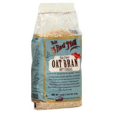 Bob's Red Mill Oat Bran Cereal (4x18 Oz)